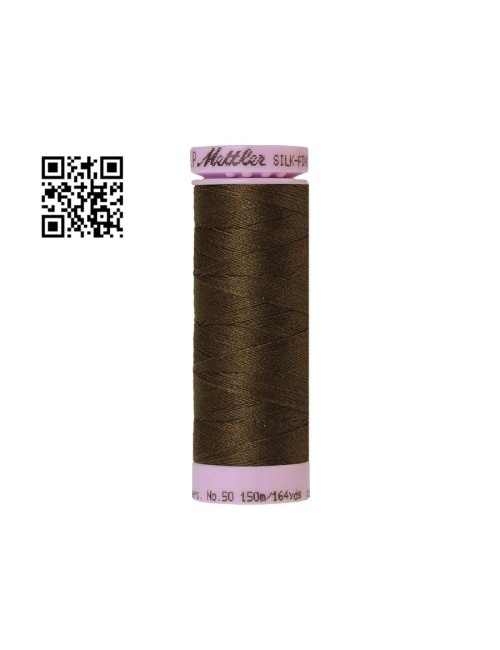 Hilo de algodón Silk Finish nº50 - Grupo Amann Mettler. Disponible en caja de 5 carretes de 150mts - Ref. 9105