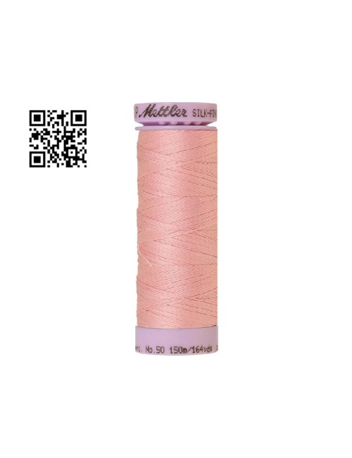 Hilo de algodón Silk Finish nº50 - Grupo Amann Mettler. Disponible en caja de 5 carretes de 150mts - Ref. 9105