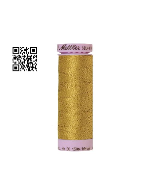 Hilo de algodón Silk Finish nº50 - Grupo Amann Mettler. Disponible en caja de 5 carretes de 150mts - Ref. 9105