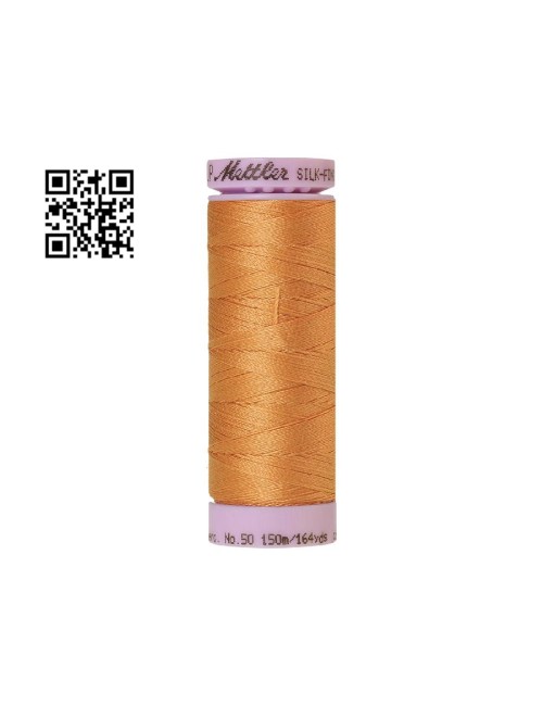 Hilo de algodón Silk Finish nº50 - Grupo Amann Mettler. Disponible en caja de 5 carretes de 150mts - Ref. 9105