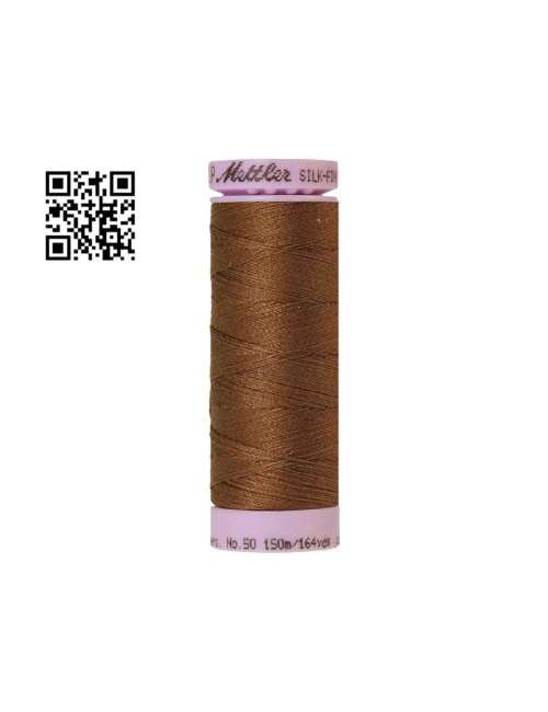 Hilo de algodón Silk Finish nº50 - Grupo Amann Mettler. Disponible en caja de 5 carretes de 150mts - Ref. 9105