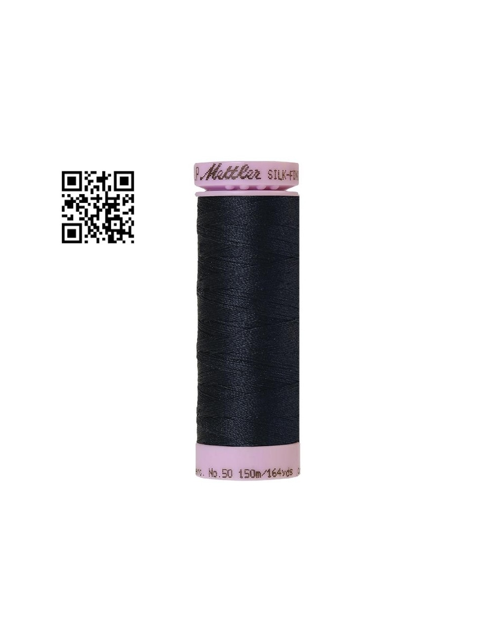 Hilo de algodón Silk Finish nº50 - Grupo Amann Mettler. Disponible en caja de 5 carretes de 150mts - Ref. 9105