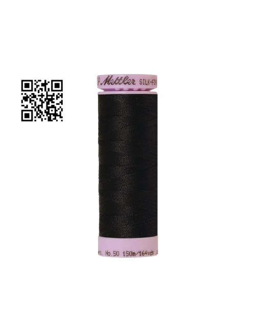 Hilo de algodón Silk Finish nº50 - Grupo Amann Mettler. Disponible en caja de 5 carretes de 150mts - Ref. 9105