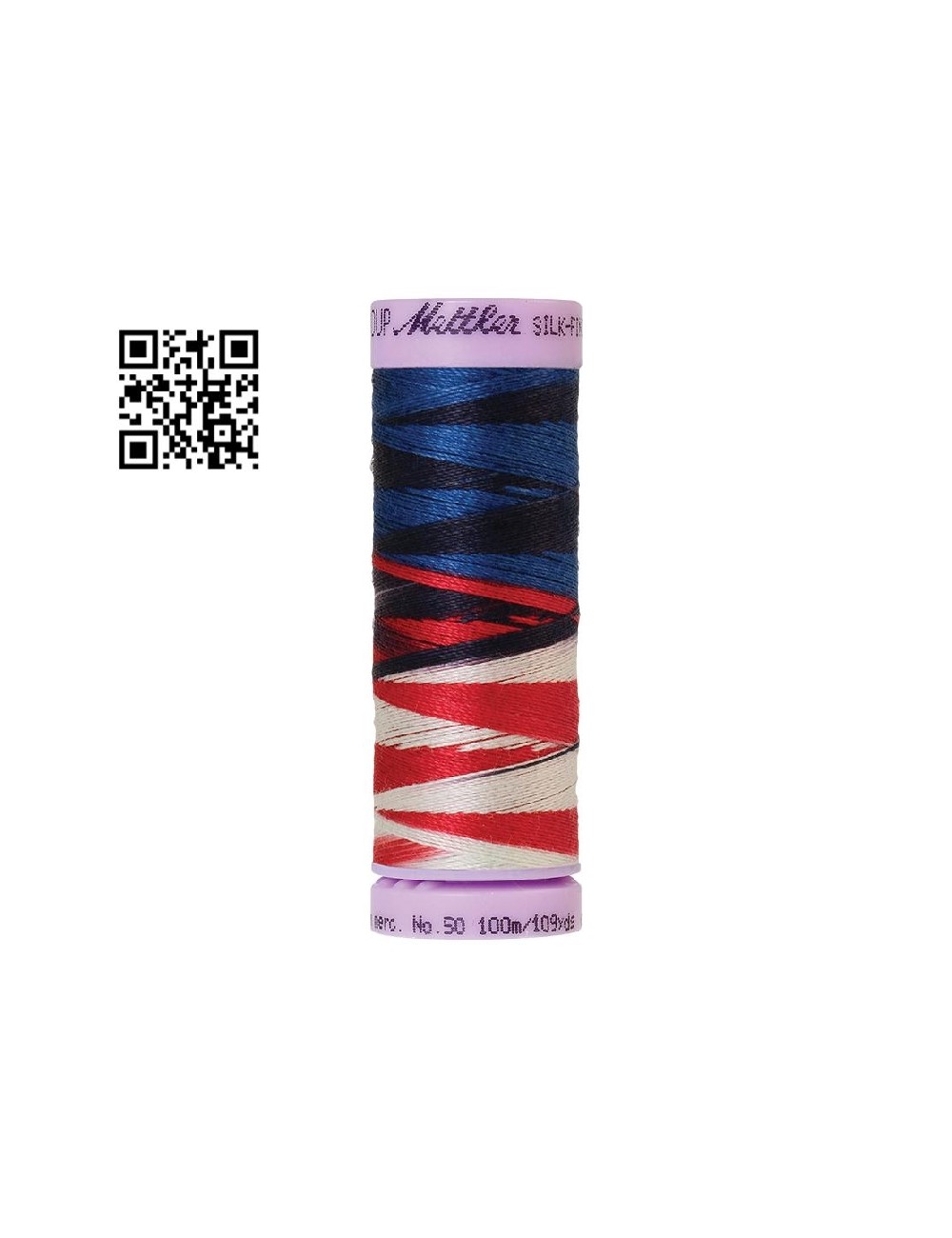 Hilo de algodón Silk Finish Multi nº50 - Grupo Amann Mettler. Disponible en caja de 5 carretes de 100mts - Ref. 9075