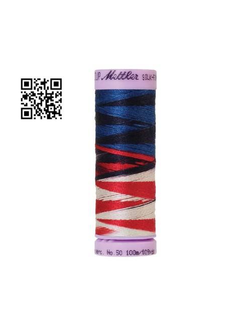 Hilo de algodón Silk Finish Multi nº50 - Grupo Amann Mettler. Disponible en caja de 5 carretes de 100mts - Ref. 9075