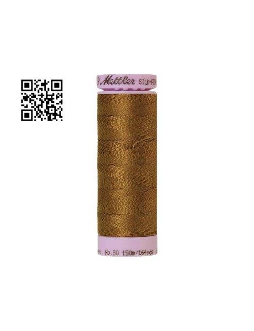 Hilo de algodón Silk Finish nº50 - Grupo Amann Mettler. Disponible en caja de 5 carretes de 150mts - Ref. 9105