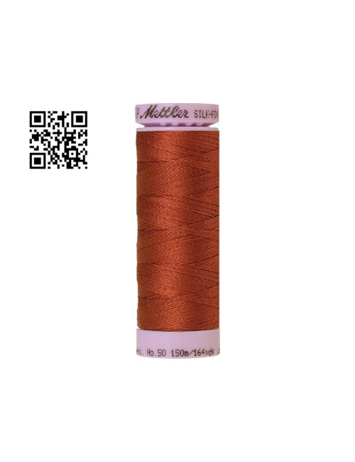 Hilo de algodón Silk Finish nº50 - Grupo Amann Mettler. Disponible en caja de 5 carretes de 150mts - Ref. 9105