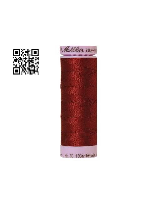 Hilo de algodón Silk Finish nº50 - Grupo Amann Mettler. Disponible en caja de 5 carretes de 150mts - Ref. 9105