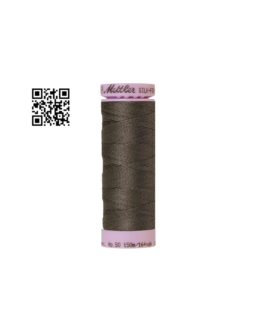 Hilo de algodón Silk Finish nº50 - Grupo Amann Mettler. Disponible en caja de 5 carretes de 150mts - Ref. 9105