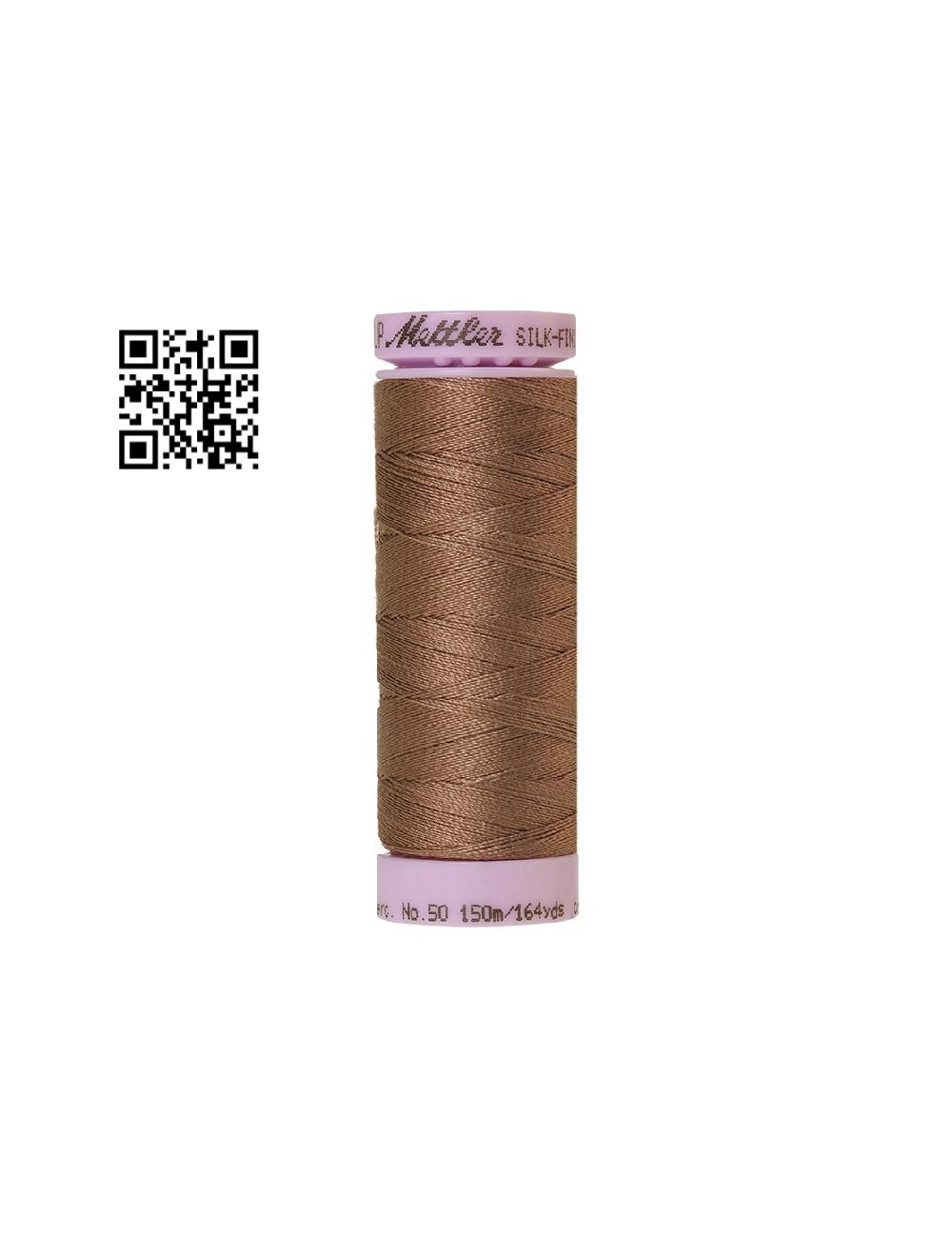 Hilo de algodón Silk Finish nº50 - Grupo Amann Mettler. Disponible en caja de 5 carretes de 150mts - Ref. 9105