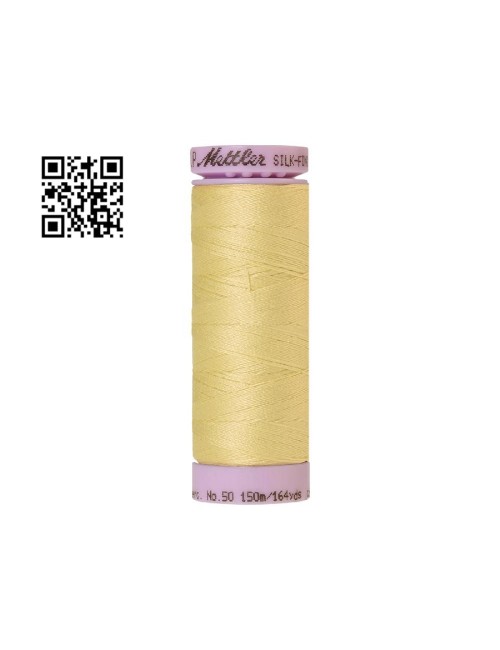 Hilo de algodón Silk Finish nº50 - Grupo Amann Mettler. Disponible en caja de 5 carretes de 150mts - Ref. 9105