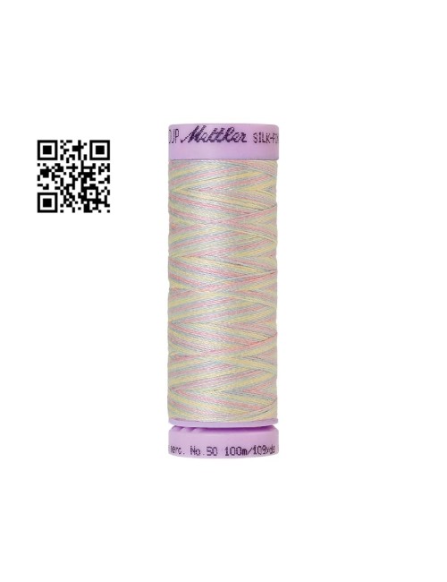 Hilo de algodón Silk Finish Multi nº50 - Grupo Amann Mettler. Disponible en caja de 5 carretes de 100mts - Ref. 9075