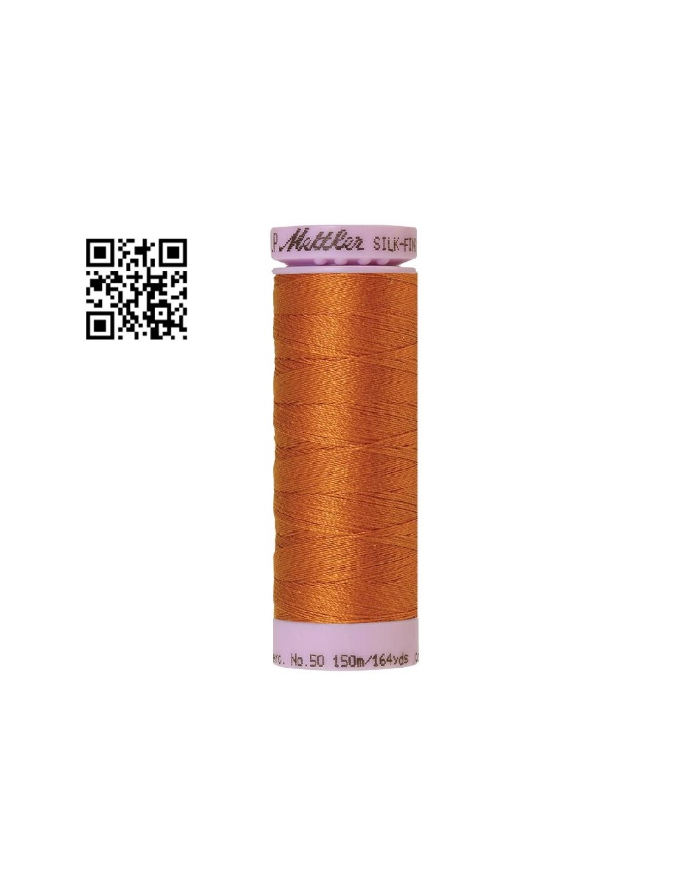 Hilo de algodón Silk Finish nº50 - Grupo Amann Mettler. Disponible en caja de 5 carretes de 150mts - Ref. 9105