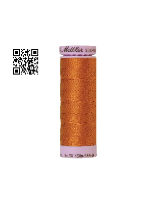 Hilo de algodón Silk Finish nº50 - Grupo Amann Mettler. Disponible en caja de 5 carretes de 150mts - Ref. 9105