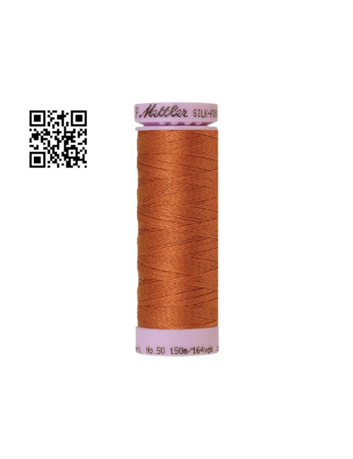 Hilo de algodón Silk Finish nº50 - Grupo Amann Mettler. Disponible en caja de 5 carretes de 150mts - Ref. 9105