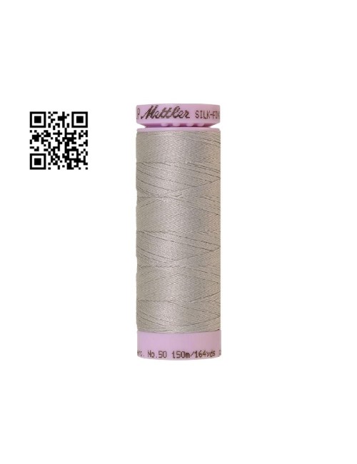 Hilo de algodón Silk Finish nº50 - Grupo Amann Mettler. Disponible en caja de 5 carretes de 150mts - Ref. 9105