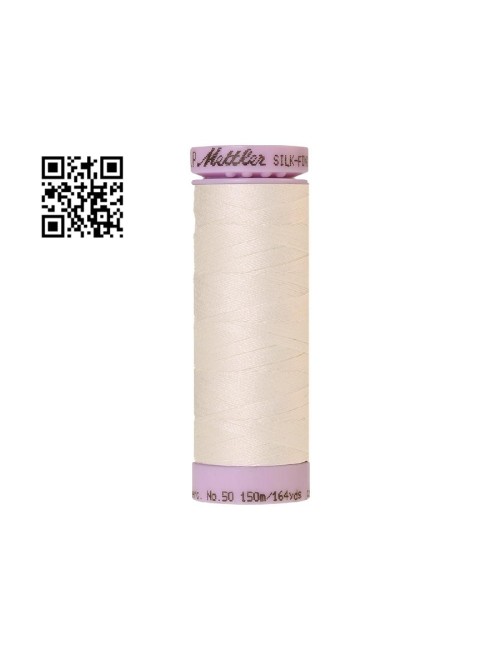 Hilo de algodón Silk Finish nº50 - Grupo Amann Mettler. Disponible en caja de 5 carretes de 150mts - Ref. 9105