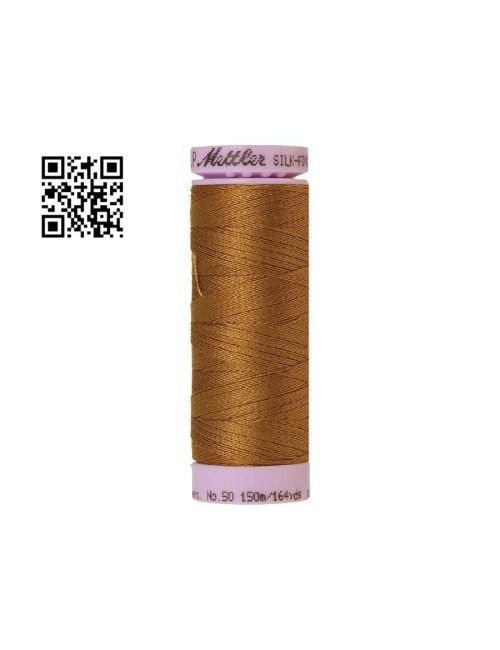 Hilo de algodón Silk Finish nº50 - Grupo Amann Mettler. Disponible en caja de 5 carretes de 150mts - Ref. 9105