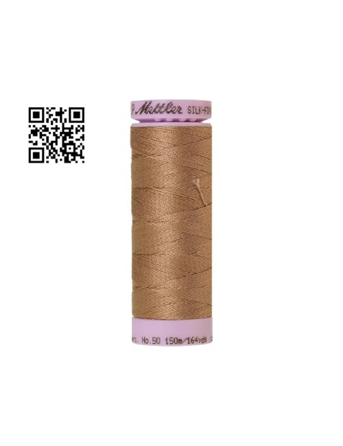 Hilo de algodón Silk Finish nº50 - Grupo Amann Mettler. Disponible en caja de 5 carretes de 150mts - Ref. 9105