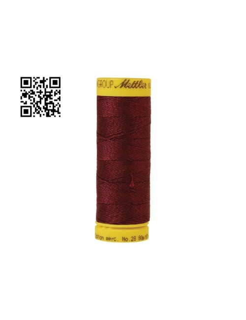 Hilo de algodón Silk Finish nº28 - Grupo Amann Mettler. Disponible en caja de 5 carretes de 80mts - Ref. 9128