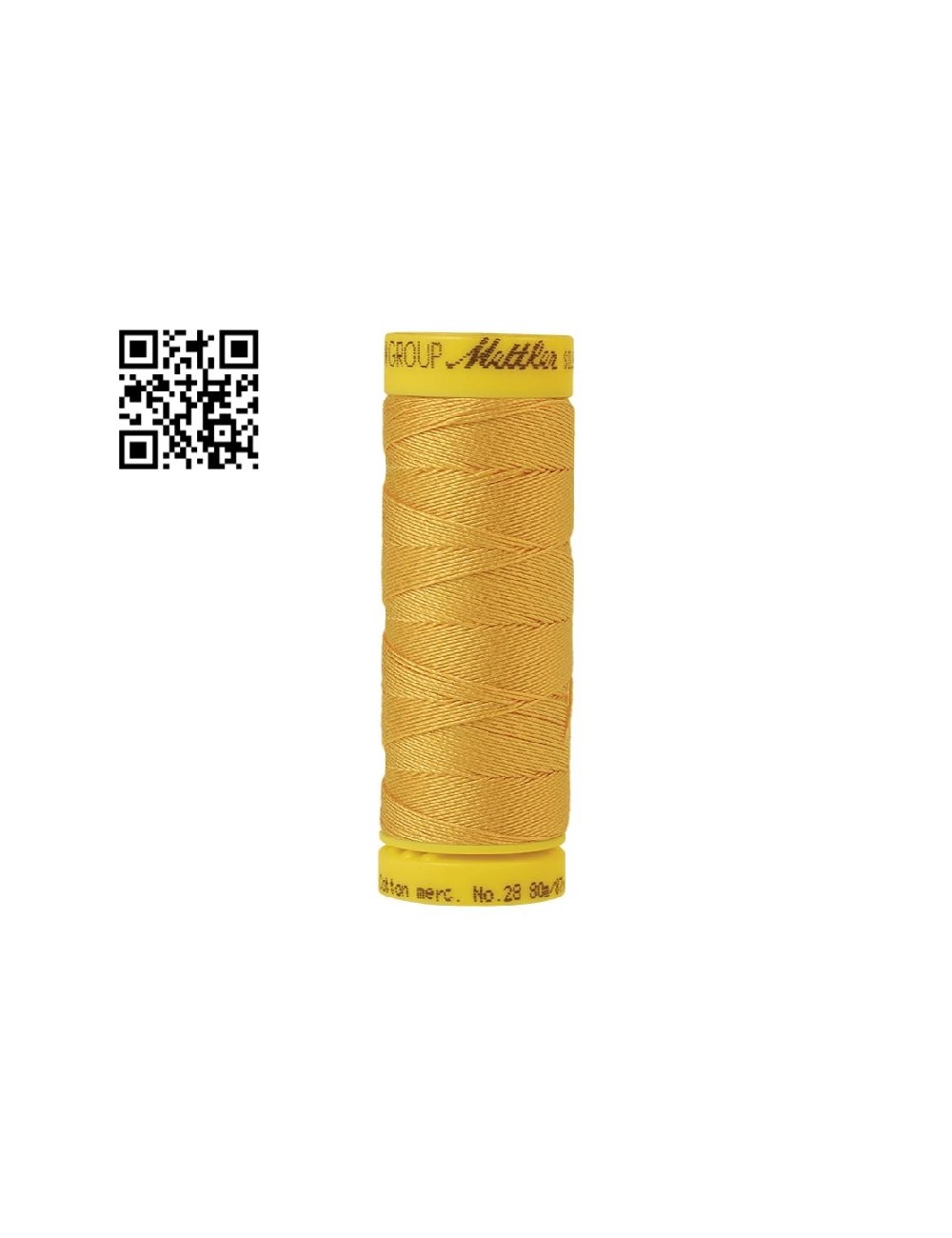 Hilo de algodón Silk Finish nº28 - Grupo Amann Mettler. Disponible en caja de 5 carretes de 80mts - Ref. 9128