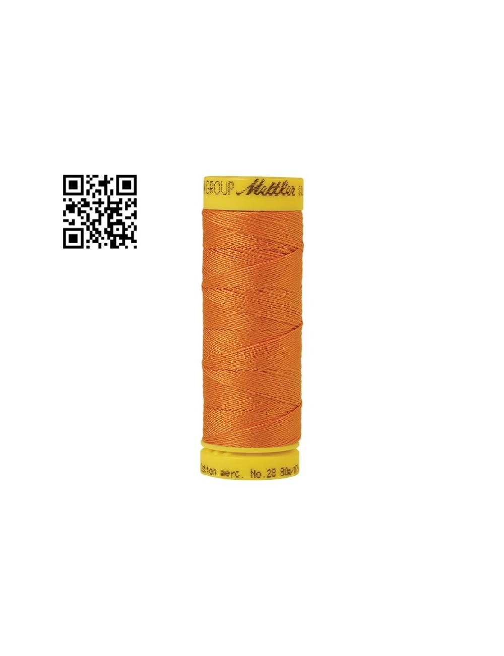 Hilo de algodón Silk Finish nº28 - Grupo Amann Mettler. Disponible en caja de 5 carretes de 80mts - Ref. 9128