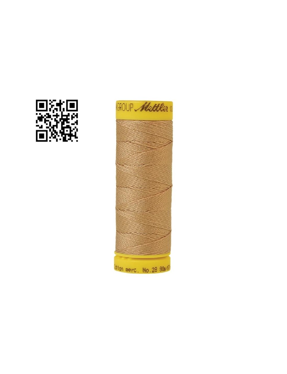 Hilo de algodón Silk Finish nº28 - Grupo Amann Mettler. Disponible en caja de 5 carretes de 80mts - Ref. 9128