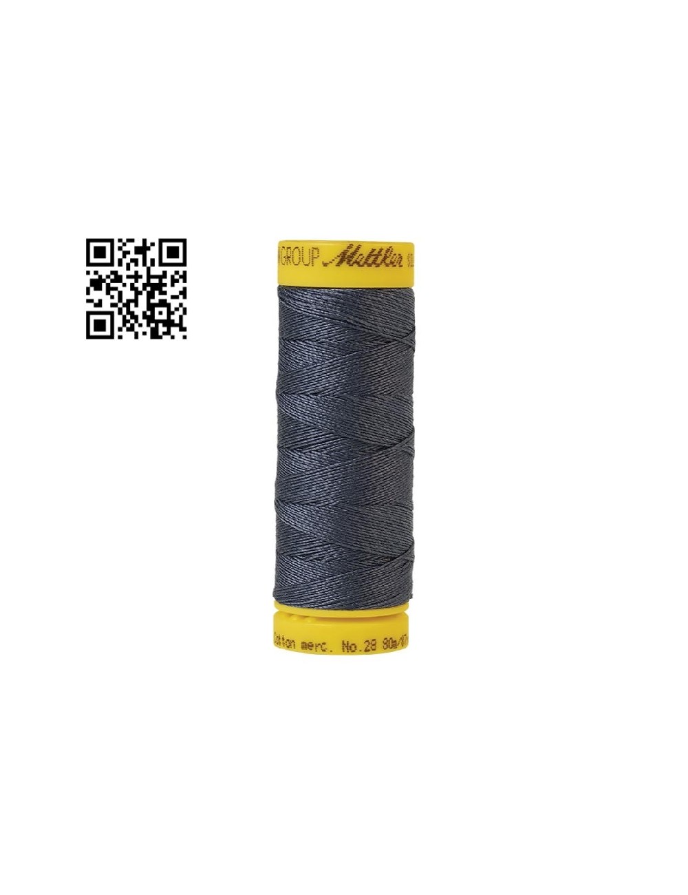 Hilo de algodón Silk Finish nº28 - Grupo Amann Mettler. Disponible en caja de 5 carretes de 80mts - Ref. 9128