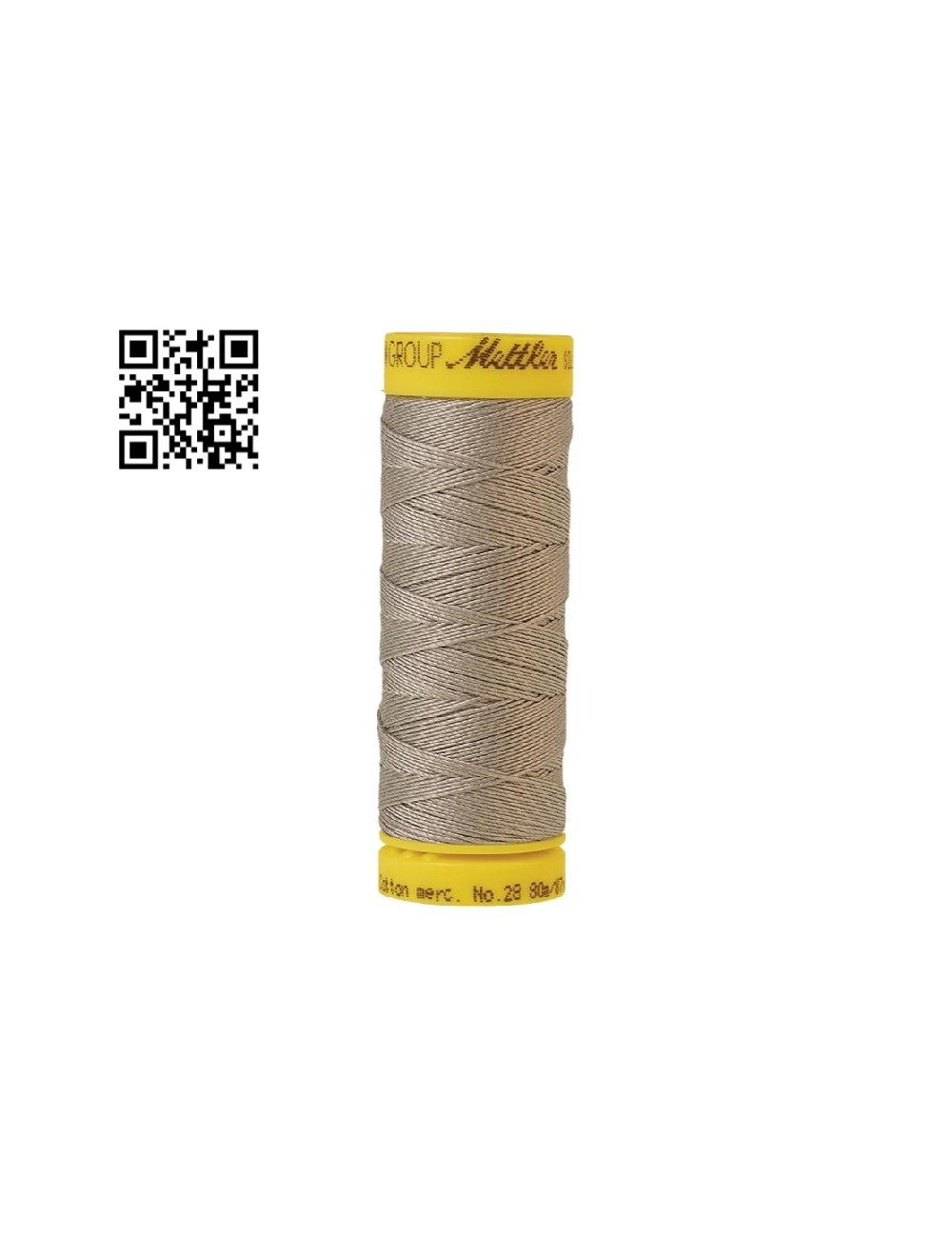 Hilo de algodón Silk Finish nº28 - Grupo Amann Mettler. Disponible en caja de 5 carretes de 80mts - Ref. 9128