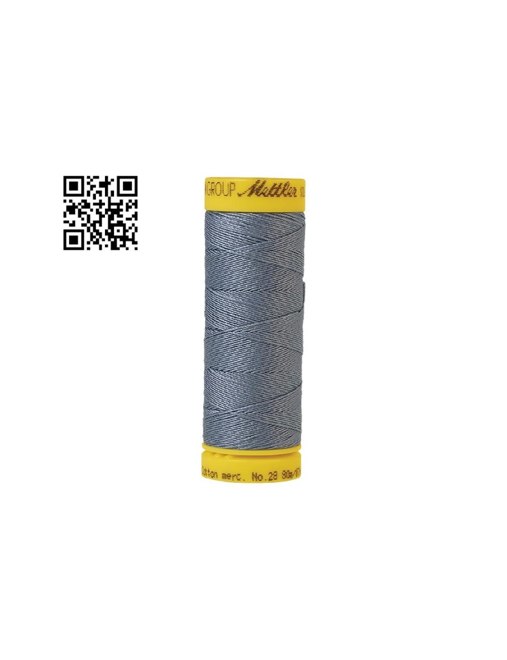 Hilo de algodón Silk Finish nº28 - Grupo Amann Mettler. Disponible en caja de 5 carretes de 80mts - Ref. 9128