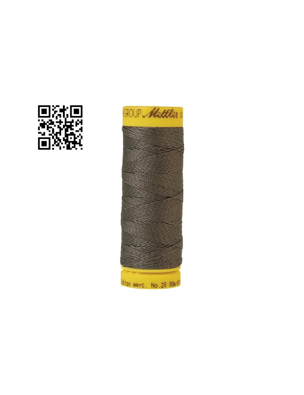 Hilo de algodón Silk Finish nº28 - Grupo Amann Mettler. Disponible en caja de 5 carretes de 80mts - Ref. 9128