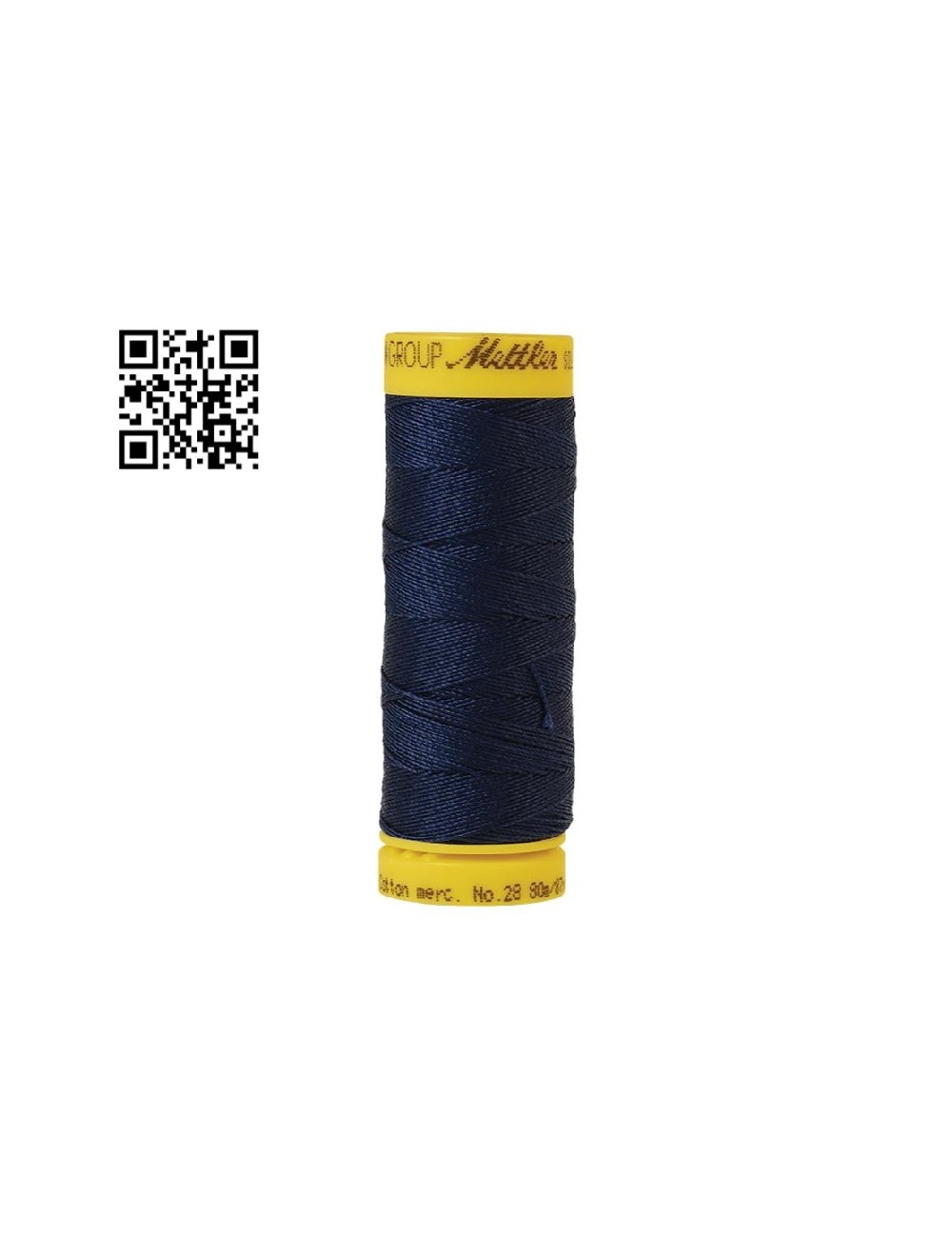 Hilo de algodón Silk Finish nº28 - Grupo Amann Mettler. Disponible en caja de 5 carretes de 80mts - Ref. 9128