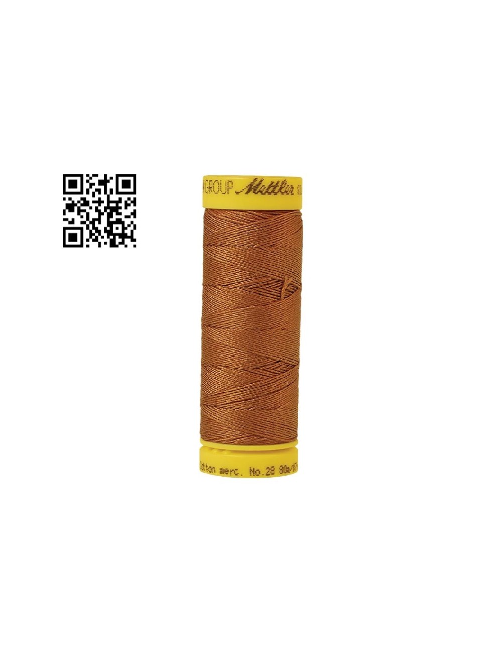 Hilo de algodón Silk Finish nº28 - Grupo Amann Mettler. Disponible en caja de 5 carretes de 80mts - Ref. 9128