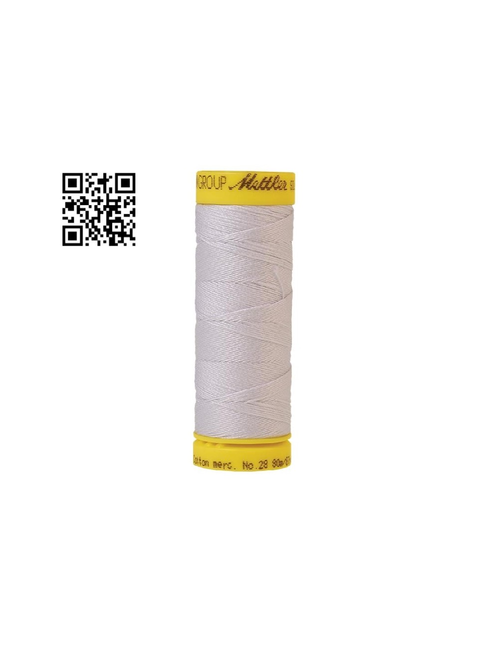 Hilo de algodón Silk Finish nº28 - Grupo Amann Mettler. Disponible en caja de 5 carretes de 80mts - Ref. 9128