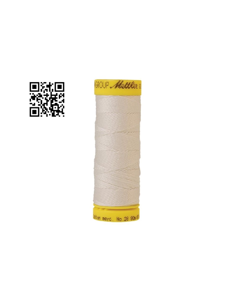 Hilo de algodón Silk Finish nº28 - Grupo Amann Mettler. Disponible en caja de 5 carretes de 80mts - Ref. 9128