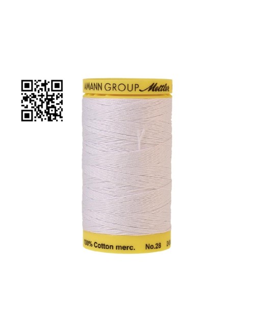 Hilo de algodón Silk Finish nº28 - Grupo Amann Mettler. Disponible en caja de 5 carretes de 245mts - Ref. 9129