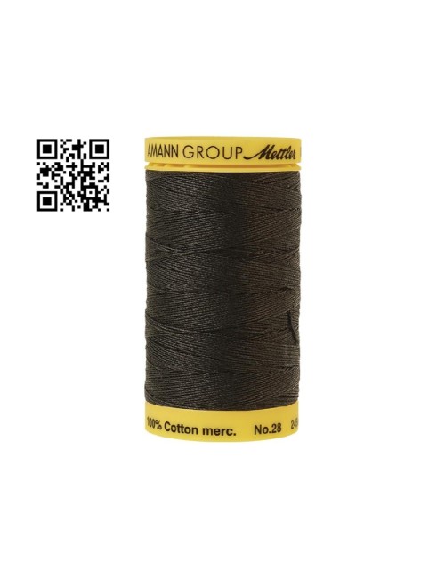 Hilo de algodón Silk Finish nº28 - Grupo Amann Mettler. Disponible en caja de 5 carretes de 245mts - Ref. 9129