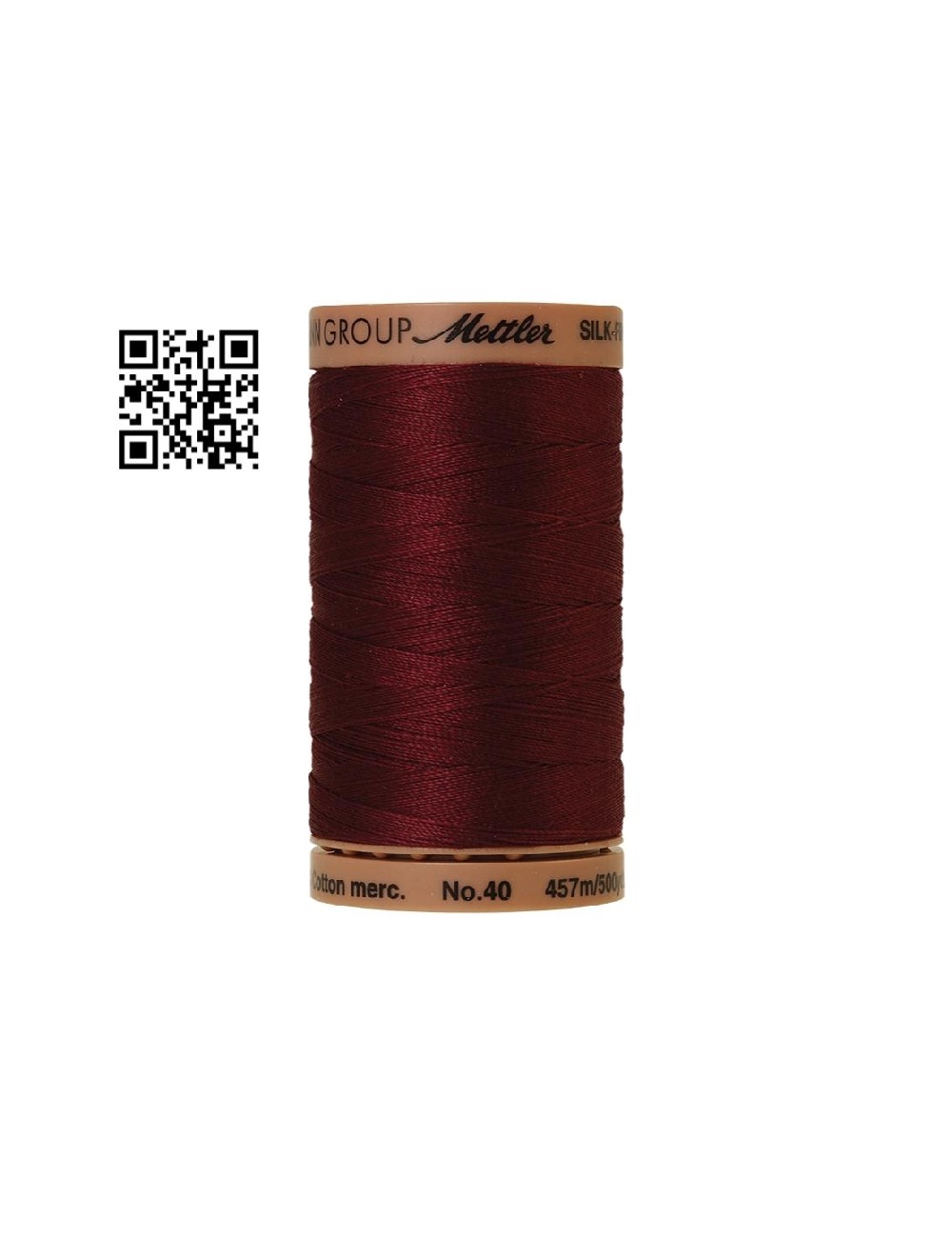 Hilo de algodón Silk Finish nº40 - Grupo Amann Mettler. Disponible en caja de 5 carretes de 457mts - Ref. 9135 DISPONIBLES 24  C