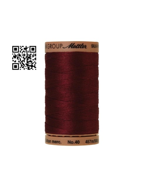 Hilo de algodón Silk Finish nº40 - Grupo Amann Mettler. Disponible en caja de 5 carretes de 457mts - Ref. 9135 DISPONIBLES 24  C