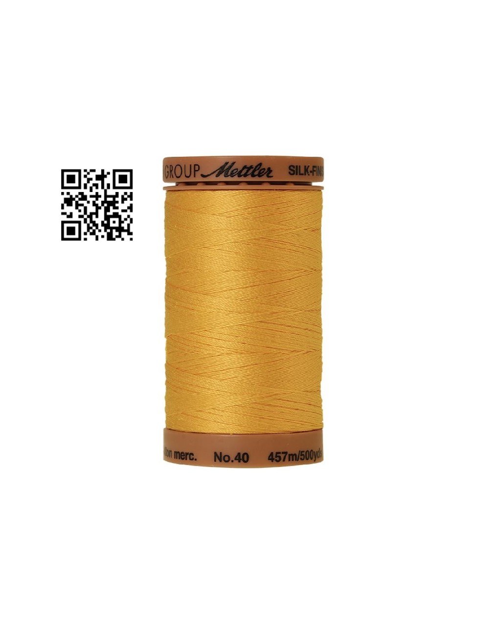 Hilo de algodón Silk Finish nº40 - Grupo Amann Mettler. Disponible en caja de 5 carretes de 457mts - Ref. 9135 DISPONIBLES 24  C