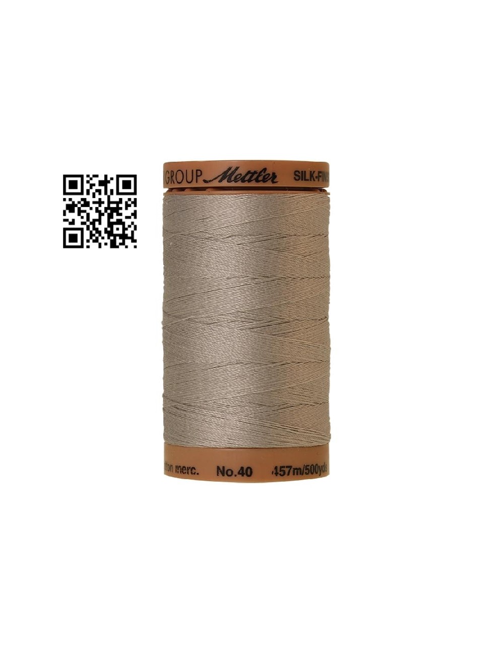 Hilo de algodón Silk Finish nº40 - Grupo Amann Mettler. Disponible en caja de 5 carretes de 457mts - Ref. 9135 DISPONIBLES 24  C