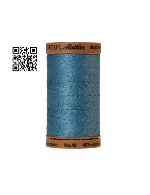 Hilo de algodón Silk Finish nº40 - Grupo Amann Mettler. Disponible en caja de 5 carretes de 457mts - Ref. 9135 DISPONIBLES 24  C