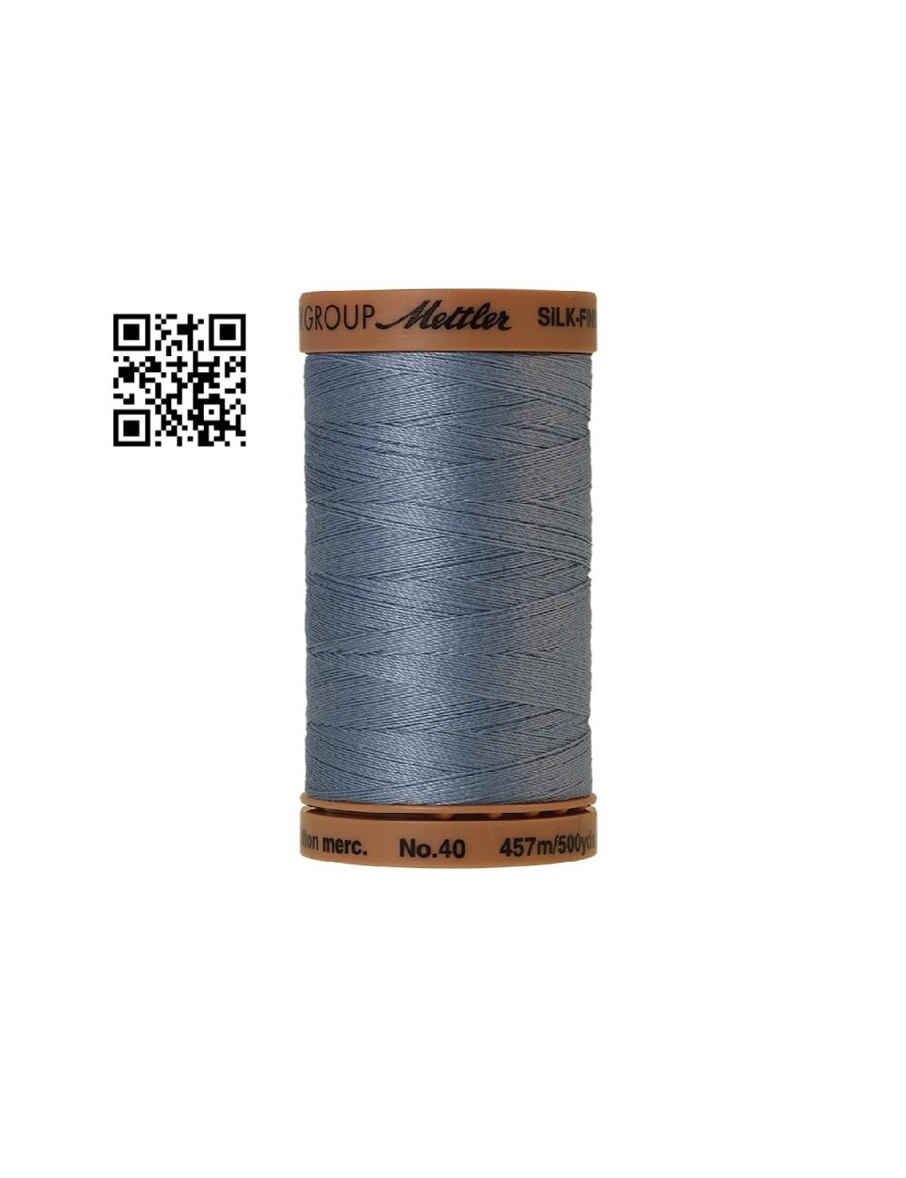 Hilo de algodón Silk Finish nº40 - Grupo Amann Mettler. Disponible en caja de 5 carretes de 457mts - Ref. 9135 DISPONIBLES 24  C