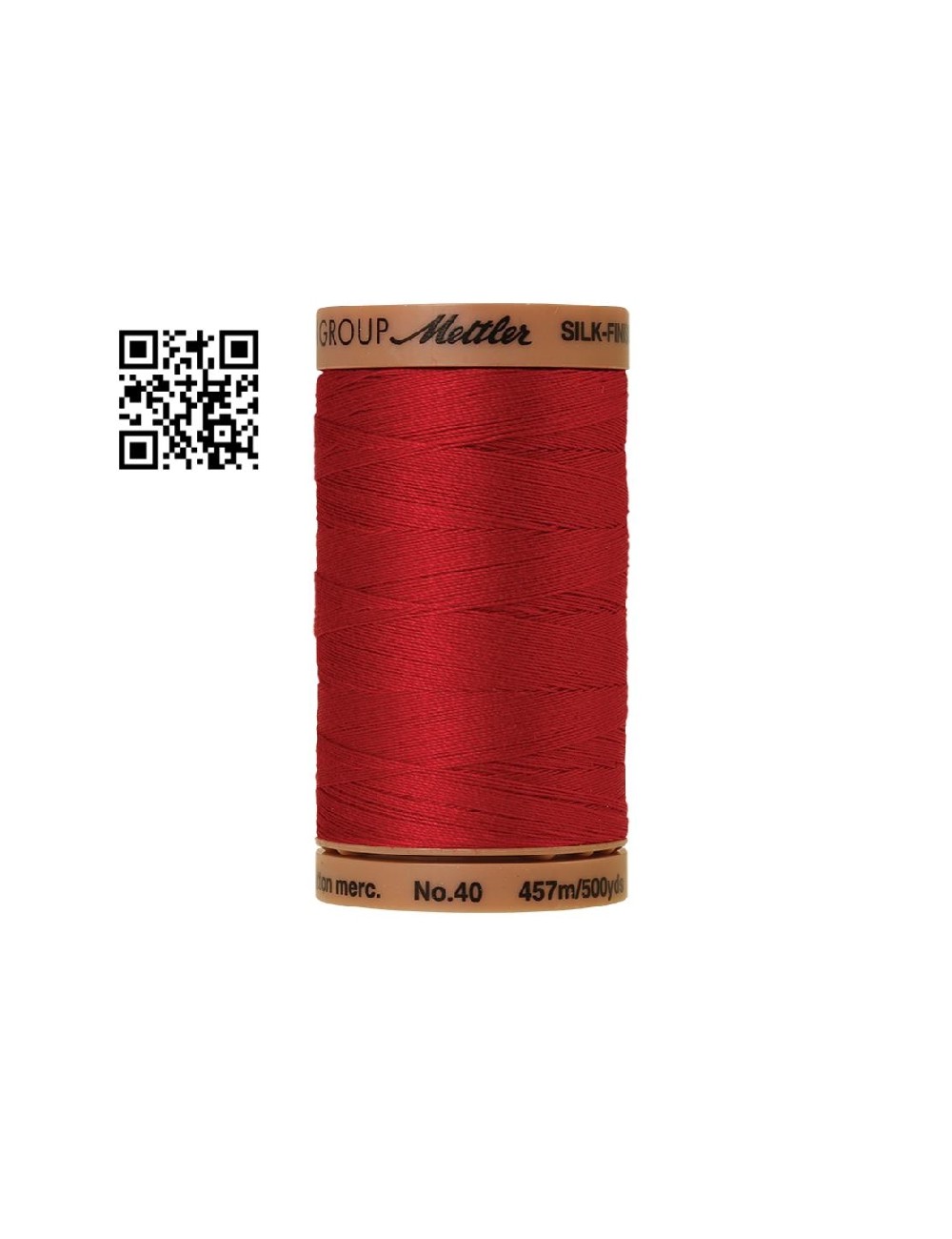 Hilo de algodón Silk Finish nº40 - Grupo Amann Mettler. Disponible en caja de 5 carretes de 457mts - Ref. 9135 DISPONIBLES 24  C