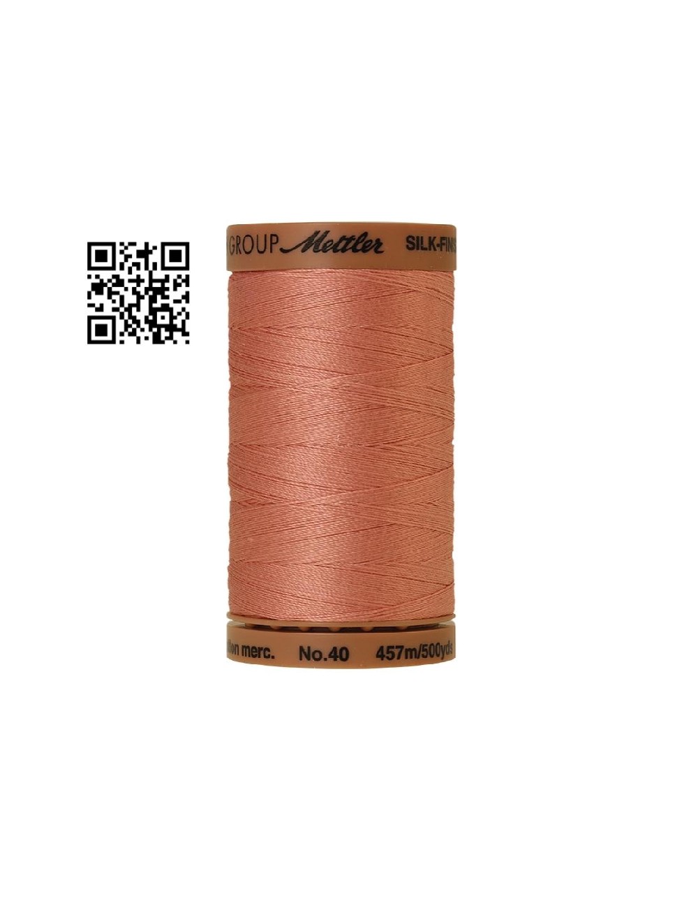 Hilo de algodón Silk Finish nº40 - Grupo Amann Mettler. Disponible en caja de 5 carretes de 457mts - Ref. 9135 DISPONIBLES 24  C