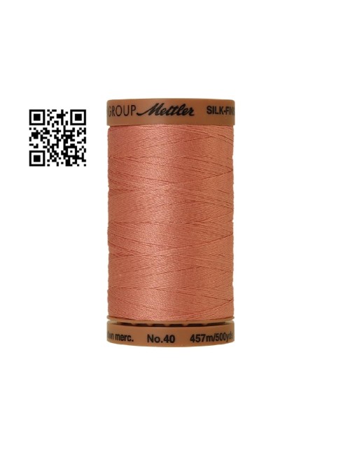 Hilo de algodón Silk Finish nº40 - Grupo Amann Mettler. Disponible en caja de 5 carretes de 457mts - Ref. 9135 DISPONIBLES 24  C