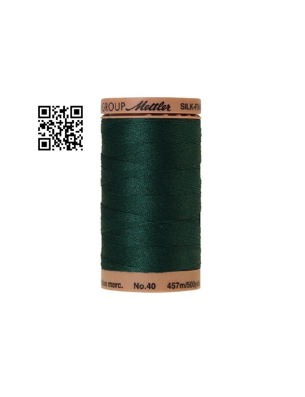Hilo de algodón Silk Finish nº40 - Grupo Amann Mettler. Disponible en caja de 5 carretes de 457mts - Ref. 9135 DISPONIBLES 24  C