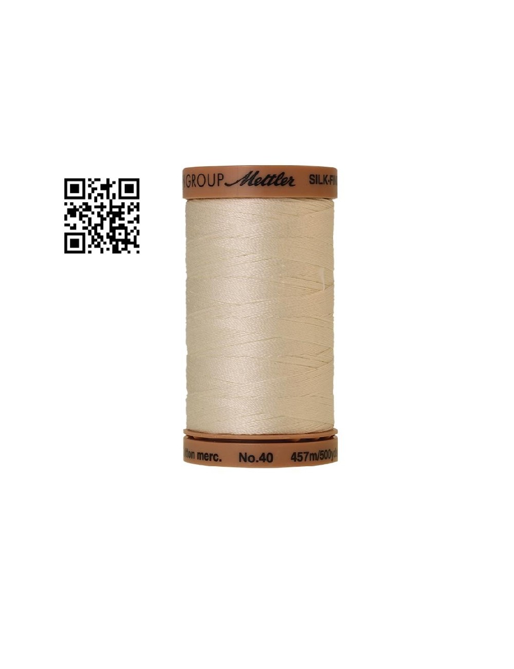 Hilo de algodón Silk Finish nº40 - Grupo Amann Mettler. Disponible en caja de 5 carretes de 457mts - Ref. 9135 DISPONIBLES 24  C