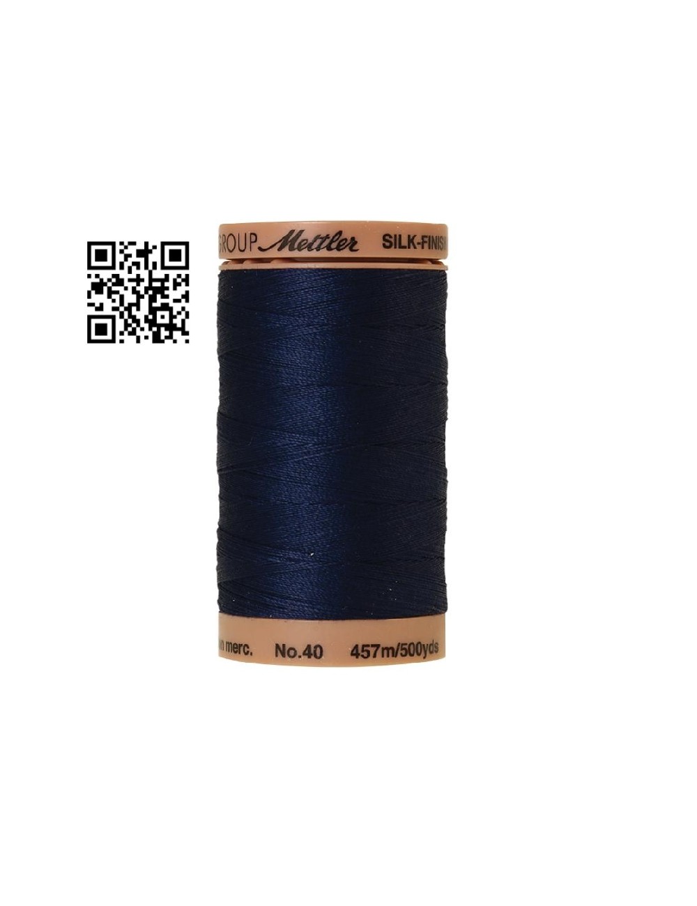 Hilo de algodón Silk Finish nº40 - Grupo Amann Mettler. Disponible en caja de 5 carretes de 457mts - Ref. 9135 DISPONIBLES 24  C