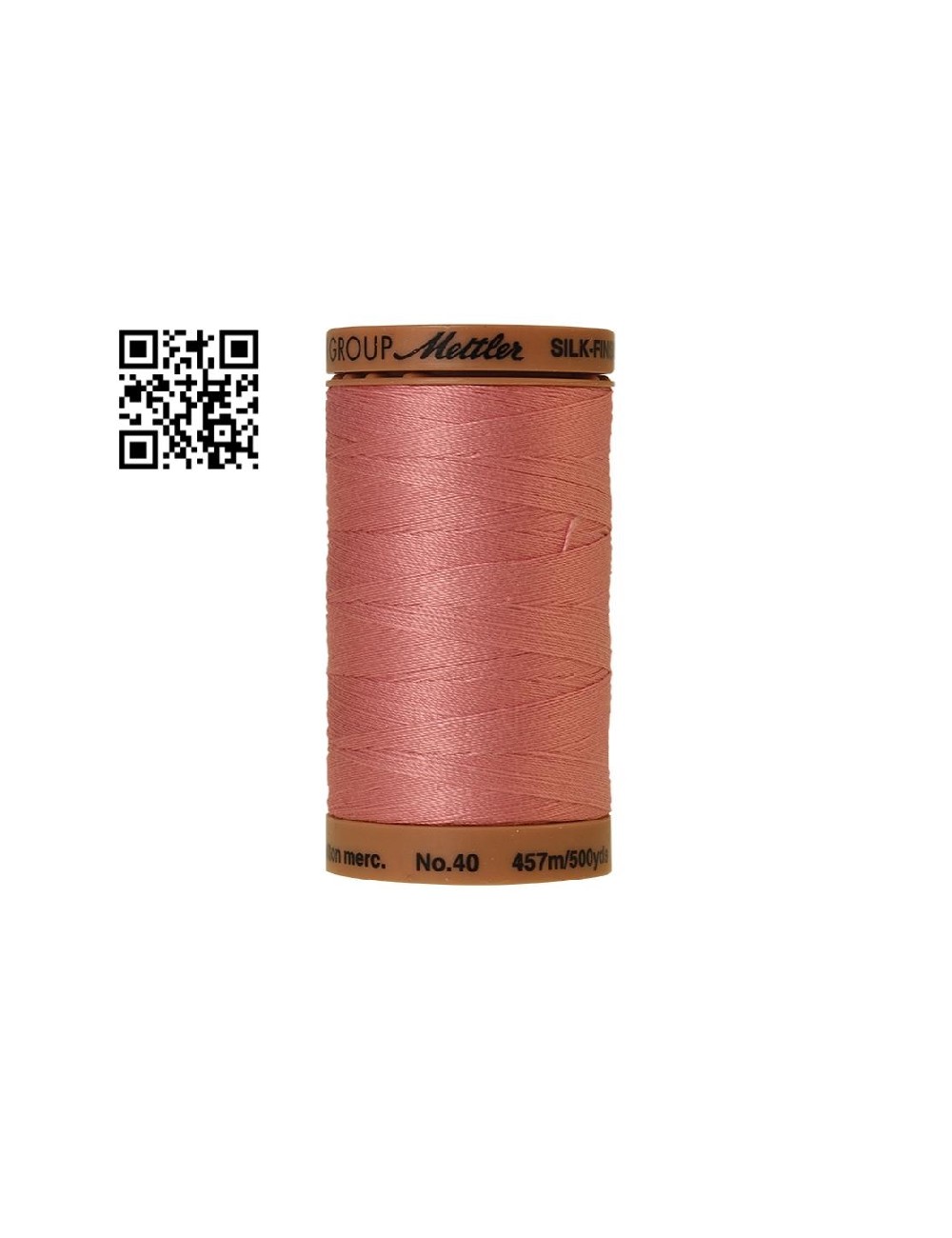 Hilo de algodón Silk Finish nº40 - Grupo Amann Mettler. Disponible en caja de 5 carretes de 457mts - Ref. 9135 DISPONIBLES 24  C